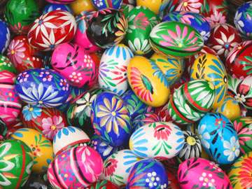 Colorful Easter Eggs online puzzle