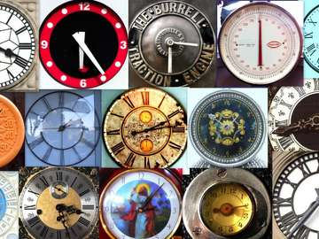 Clocks puzzle online from photo