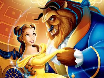 beauty and the beast puzzle online from photo