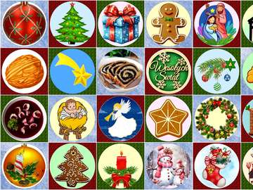 Merry Christmas puzzle online from photo