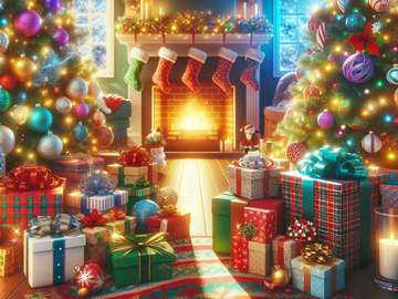 Christmas holiday online puzzle