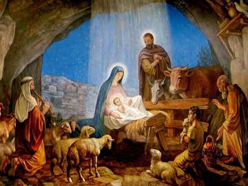 The Birth of Christ puzzle online from photo