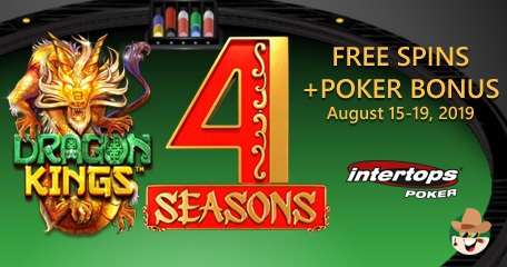 Don't Miss Out on Weekend of Extra Spins and Poker Bonuses at Intertops Poker