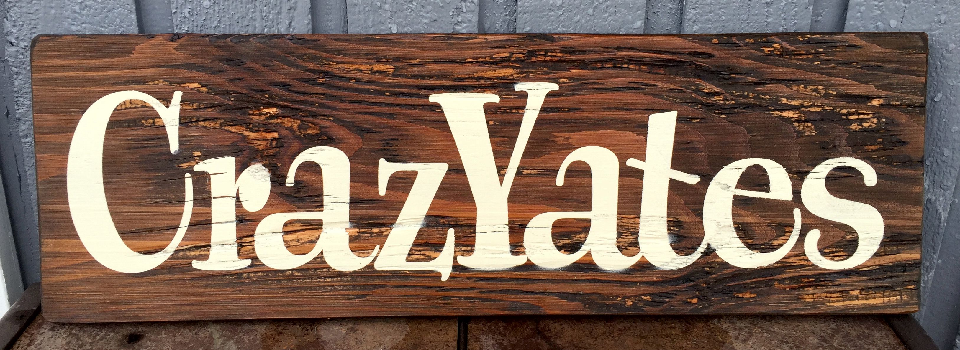 Custom Rustic Wood Sign 3 