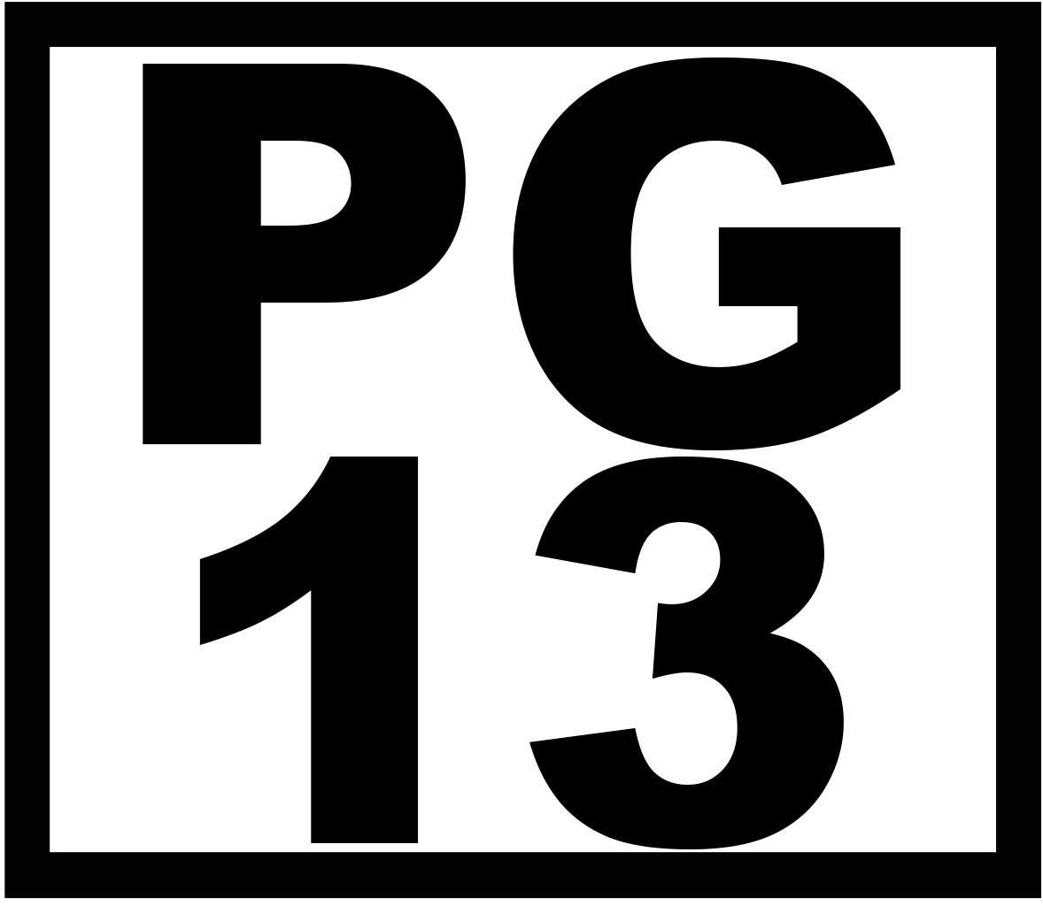 PG 13 PNG transparents - StickPNG