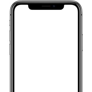 Iphone X Top Section Close Up Mockup