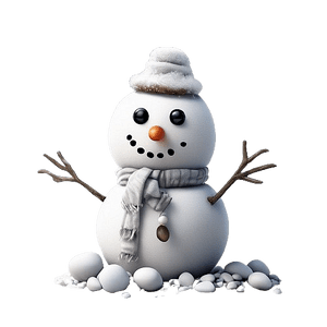 Miniature Snowman