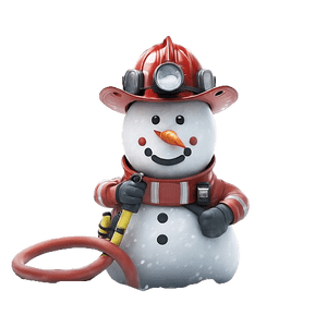 Snowman Firefighter