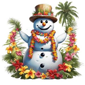 Tropical Snowman