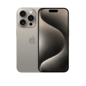 iPhone 15 Pro Front and Back View