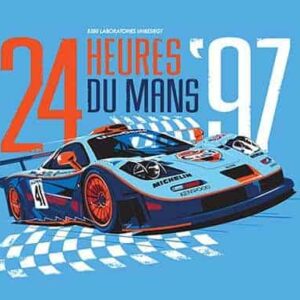 F1 GTR '97 Unbesiegt Tee & Poster by 8380 Laboratories