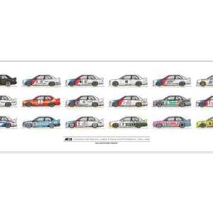 M3 Touring Car Posters - Champs Exp 18 - 12x36 by 8380 Laboratories