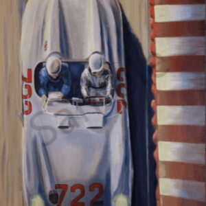 STIRLING MOSS & DENNIS JENKINSON - MERCEDES-BENZ SLR ,print,mille-miglia, mercedes,stirling-moss by Motorart 27