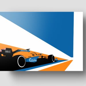 McLaren MCL35m F1 Art Print by Cale Funderburk Art & Design