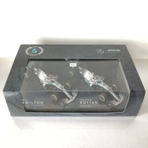 2019 Lewis Hamilton & Valtteri Bottas | Mercedes AMG Petronas Motorsport F1 W10 EQ Power+ | Minichamps Diecast 1:43 | Constructors Box Set from the Sports Car Racing Race Suits store collection.