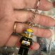 Ayrton Senna KEY RING lotus 97t F1 formula 1 F1 grand prix pilota figura driver Super suit and super helmet in minifigure