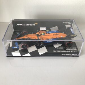 2021 Lando Norris | McLaren F1 Team MCL35M | Minichamps Resin 1:43 | Russian GP (Pole Position) from the Sports Car Racing Race Suits store collection.