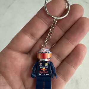 KeyRing Max Verstappen 2024 GP F1 formula grand prix pilota figura driver Super suit super helmet minifigure Sports Car Racing Race Suits by RacingModelCar