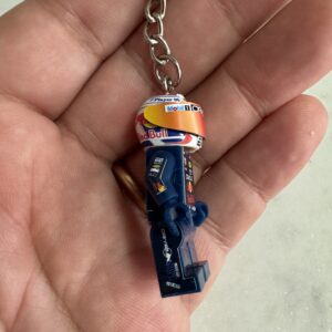 KeyRing Max Verstappen 2024 GP F1 formula grand prix pilota figura driver Super suit super helmet minifigure Sports Car Racing Race Suits by RacingModelCar