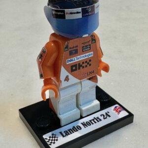 Lando Norris Winner Gp Singapore 2024 GP F1 formula grand prix pilota figura driver Super suit super helmet minifigure Sports Car Racing Race Suits by RacingModelCar