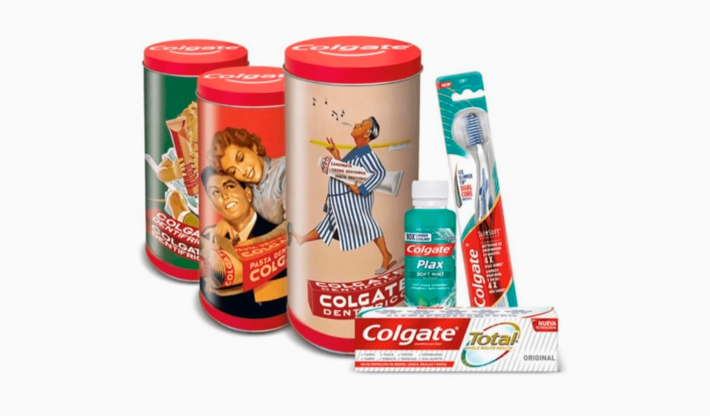 Colgate cans