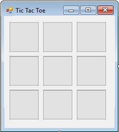 Jeu Tic Tac Toe en c#