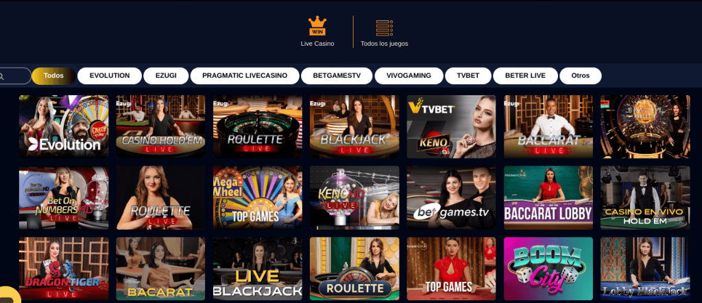 juegos de casino en vivo en ecuabet