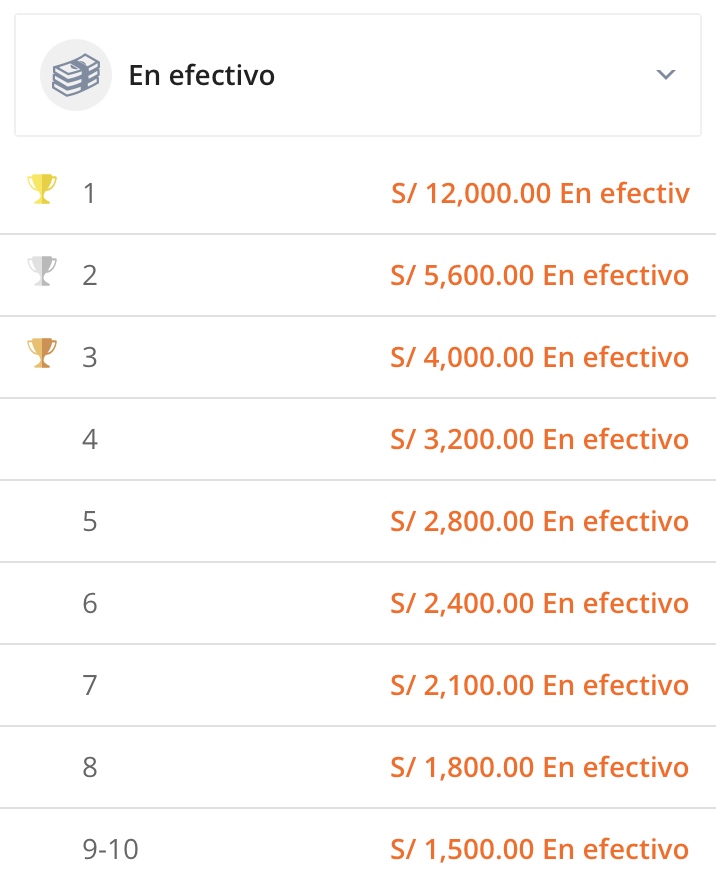 premios en los torneos de betsson casino