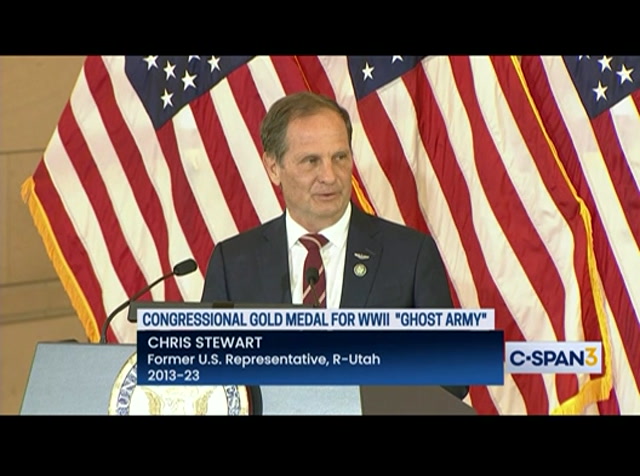 WWII Ghost Army Receives Congressional Gold Medal : CSPAN3 : September 11, 2024 5:34pm-6:53pm EDT