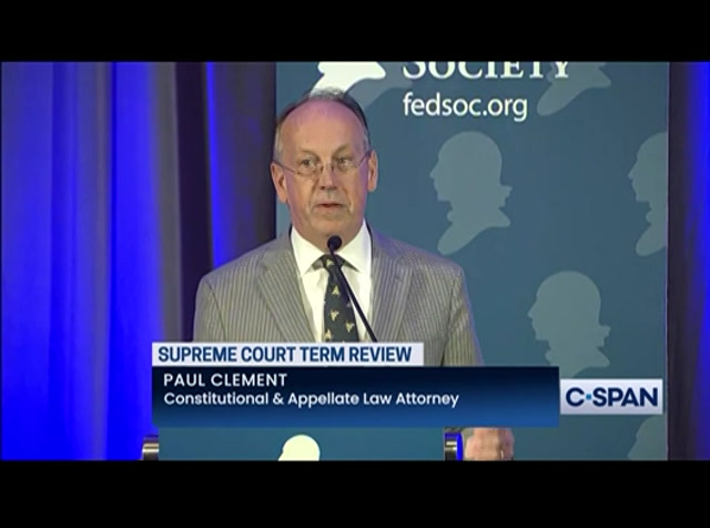 Fmr. Solicitor General During Bush Era Reviews Supreme Court Term : CSPAN : September 8, 2024 4:20am-5:43am EDT