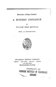 Cover of edition AModernInstance