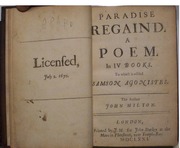 Cover of edition ParadiseRegained1671