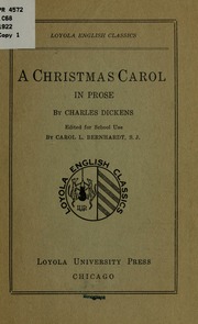 Cover of edition christmascarolin02dick