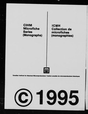 Cover of edition cihm_74188