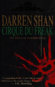 Cover of edition cirquedufreak0000shan_j9f4