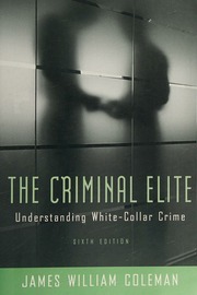 Cover of edition criminaleliteund0000cole_z0m6