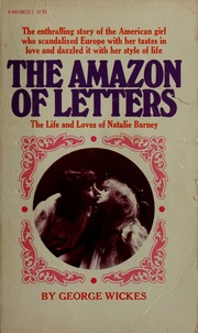 Cover of edition amazonoflettersl00wick