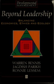 Cover of edition beyondleadership00benn