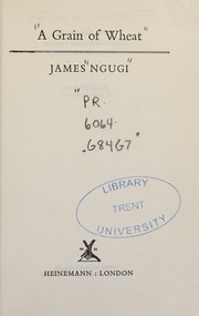 Cover of edition grainofwheat0000ngug_k4v8