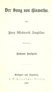 Cover of edition dersangvonhiawat01long