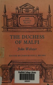 Cover of edition duchessofmalfi0000webs_i7k7