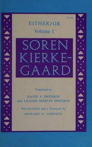 Cover of edition eitheror0001kier