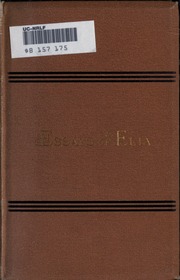 Cover of edition essaysofeliach00lambrich