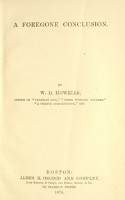 Cover of edition foregonecon00howerich