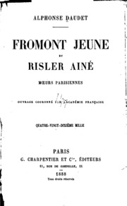 Cover of edition fromontjeuneetr02daudgoog