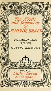 Cover of edition fromontrislerrob00dauduoft