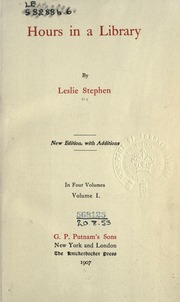 Cover of edition hoursinlibraryne01stepuoft