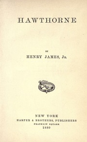 Cover of edition hawthorne00jamerich