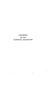 Cover of edition handbookclassic00unkngoog