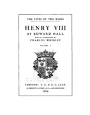 Cover of edition henryviii00hallgoog